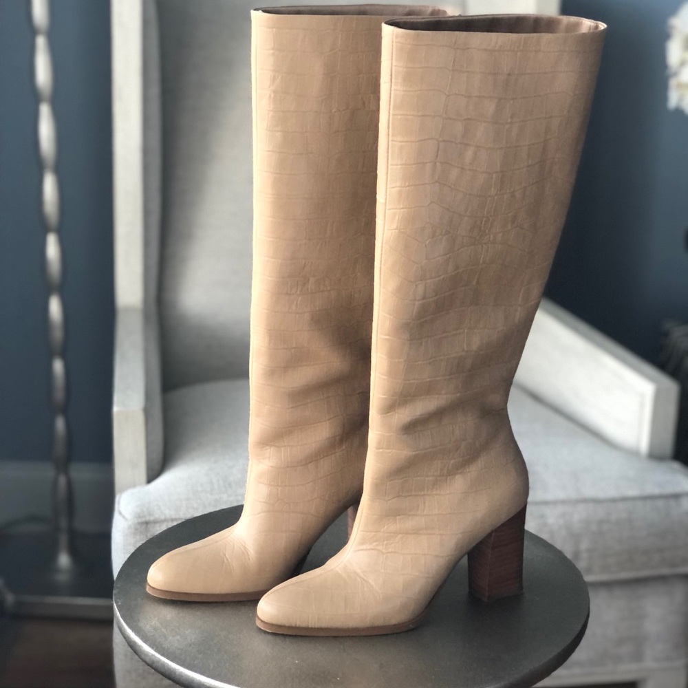 Mango knee high boots